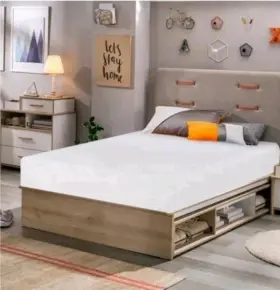 548941 FDW Twin Mattress Memory Foam Gel Bed Box