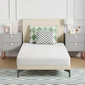 B0B2NMWKNY FDW Twin Gel Memory Foam Mattress Firm Certipur