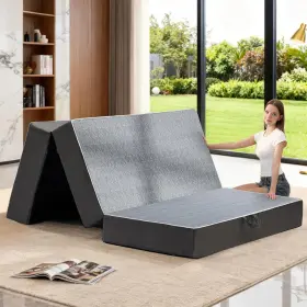 711181372359 FELIZ HOME Folding Mattress Queen Dual Memory