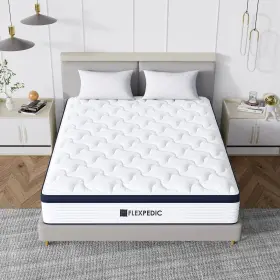 810141710139 FLEXPEDIC Twin Mattress Memory Foam Hybrid Space