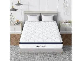 810141710153 FLEXPEDIC Memory Foam Hybrid Mattress Queen