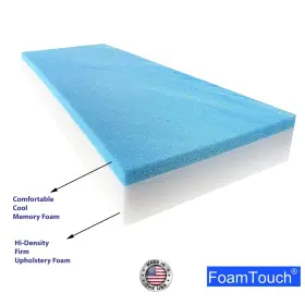 799990097991 FOAMTOUCH Gel Memory Foam High Mattress Bed Rv