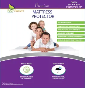 Fse-mp-queen FOUR SEASONS ESSENTIALS Waterproof Mattress