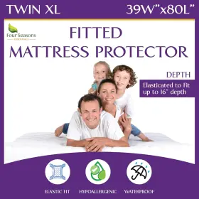 Fse-mp-txl FOUR SEASONS ESSENTIALS Twin Waterproof Mattress