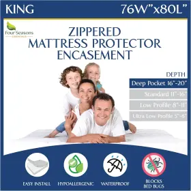 FSE-KING-17IN FOUR SEASONS ESSENTIALS Mattress Protector
