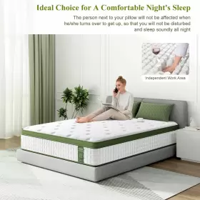 768510641402 FP FLEXPEDIC Twin Mattress Hybrid Box Gel Memory #3