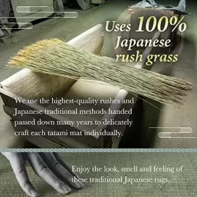 589574491774 FULI Tatami Mattress Igusa Mat Grass #2