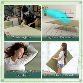 589574491774 FULI Tatami Mattress Igusa Mat Grass #3