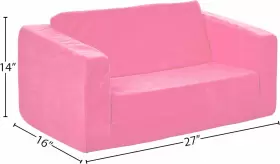 55204 FUN FURNISHINGS Sofa Pink Toddler #3