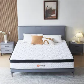 717690172633 FYASLT Queen Mattress Memory Foam Firm Hybrid