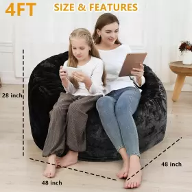198290980604 GAOMON Bean Bag Chair Cover Filler #2