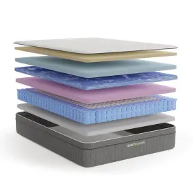 13GBFX50 GHOSTBED Hybrid Mattress Queen Pillow Top Firm Gel #3