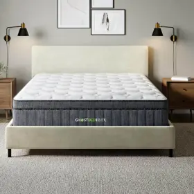 13GBFX50 GHOSTBED Hybrid Mattress Queen Pillow Top Firm Gel