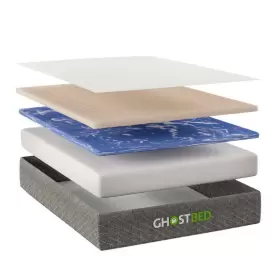 11GBED66 GHOSTBED Mattress King Firm Gel Memory Foam Top #3