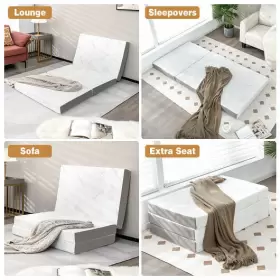 HT1123 GIANTEX Fold Gel Memory Foam Mattress Twin #3