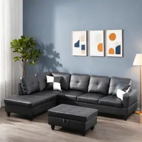DDP-SSF-09 GLASFLENGTH Sectional Couches