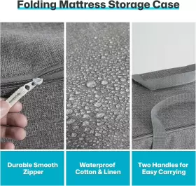 MCC6-003 GOHOME Folding Mattress Trifold Memory Foam Queen #2