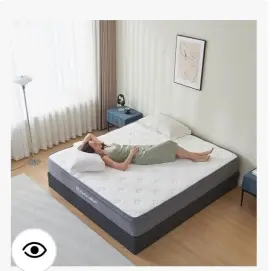 MD01 GOJEF Queen Mattress Hybrid Box Indep