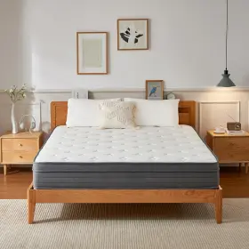 GJH-12Q GOJEF HOME Queen Mattress Hybrid Memory Foam Box