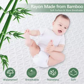 HU-XI-201 GOPOONY Waterproof Mattress Protector Twin #2