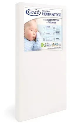 6736-515.25 GRACO Mattress Standard Crib Bed Waterproof Box