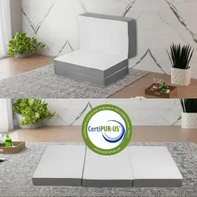 023688079502 GREATON Folding Memory Foam Floor Mattress Mesh #3