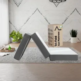 658848158584 GREATON Folding Gel Memory Foam Floor Mattress