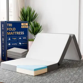 TRIF4G-2-7N GREATON Trifolding Gel Memory Foam Floor Mattress