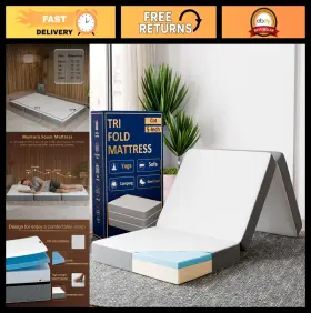 TRIF5GD-2-7 GREATON Folding Gel Memory Foam Floor Mattress