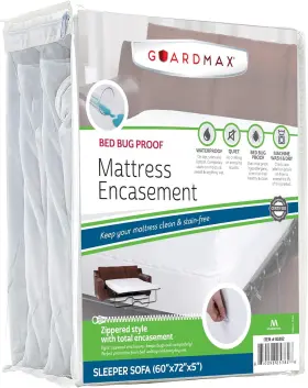 43397-40802 GUARDMAX Zippered Mattress Encasement Sleeper