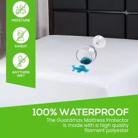 812408034125 GUARDMAX Zippered Mattress Protector Queen #2