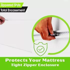 812408034125 GUARDMAX Zippered Mattress Protector Queen #3