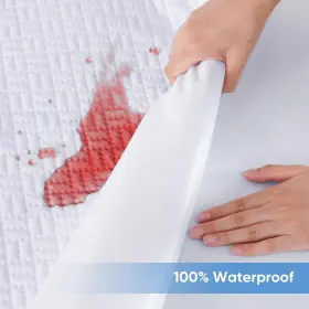 H1003004-2 HANHERRY Waterproof Mattress Protector Queen #3