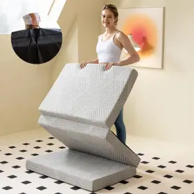 810123359998 HCORE Folding Mattress Single Gel Memory Foam