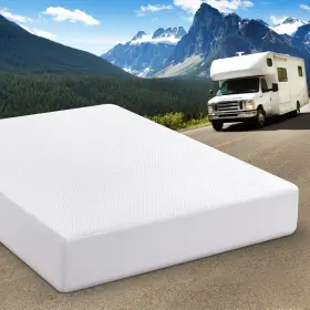 810128504560 HCORE Rv Mattress Queen Memory Foam Cooling Tea