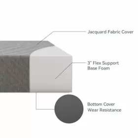 840418600016 HCORE Colch Plegable Espuma Pulgadas Para Dormir #3