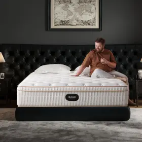 HIB1 HIRELIX Queen Hybrid Mattress Cooling Gel Memory Foam