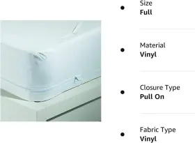 BD-5218 HOME EXPRESSIONS Mattress Protector Twin #2