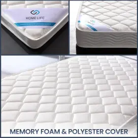653552520702 HOMELIFE Twin Bed Mattress Hybrid Euro Top Sleep #3