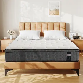 WG122MS01 HOOBRO Queen Mattress Gel Memory Foam Box