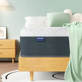 766619571460 HOXURY Twin Mattress Tea Memory Foam Box Firm