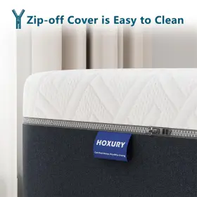 HS-HMZC10-US HOXURY Tea Cooling Gel Infused Memory Foam Firm #2
