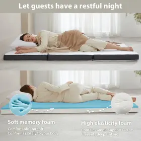 085353547280 HUEIFY Fold Mattress Single Memory Foam Guest #2
