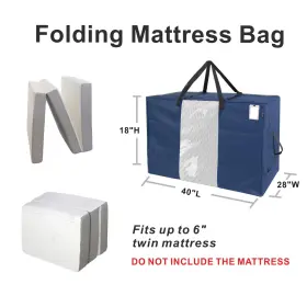 733810764281 HYPER VENTURE Folding Mattress Storage Bag Fold #2