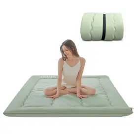 652805197098 IMFLMATS Fiber Roll Up High Density Foam Futon
