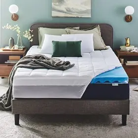 G-TOP-05090-CK-WHT INNOCOR Dual Memory Foam Mattress King