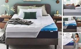 G-TOP-05090-QN-WHT INNOCOR Dual Memory Foam Mattress Ultra