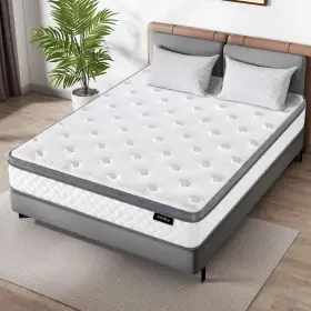 VE10HY06K ISAAC SLEEP King Memory Foam Euro Top Bed Box