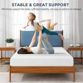 689739166227 IULULU Tea Memory Foam Mattress Graphene Fabric #2