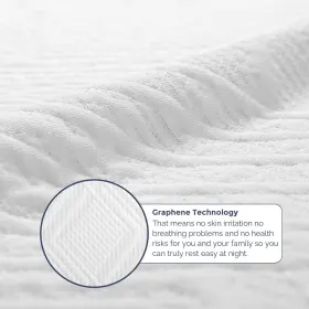 755752142873 IULULU Twin Memory Foam Mattress Bed Box Tea Gel #3